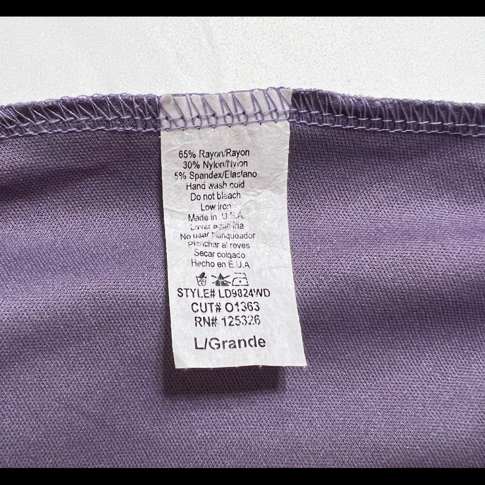 Windsor Lavender with Lace Flirty Mini Dress XL Junior. - Picture 4 of 5